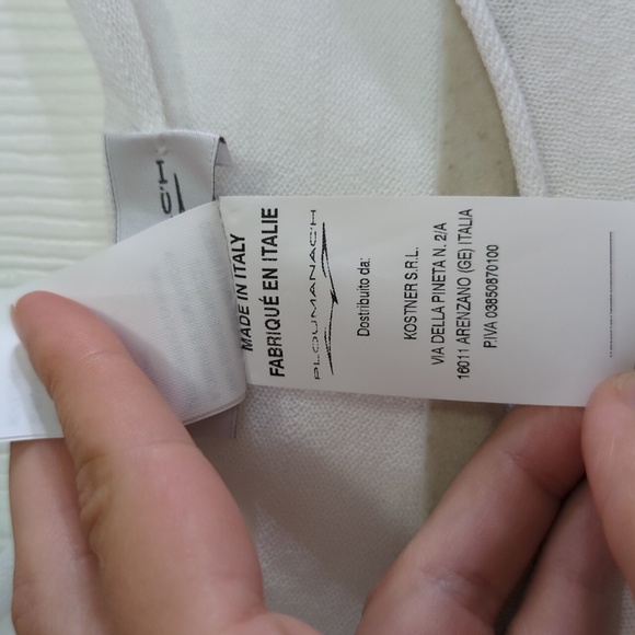 Ploumanac'h Abstract Art Comfy Knit Hand Painted Women's Italian Sweater NWOT - Picture 10 of 14